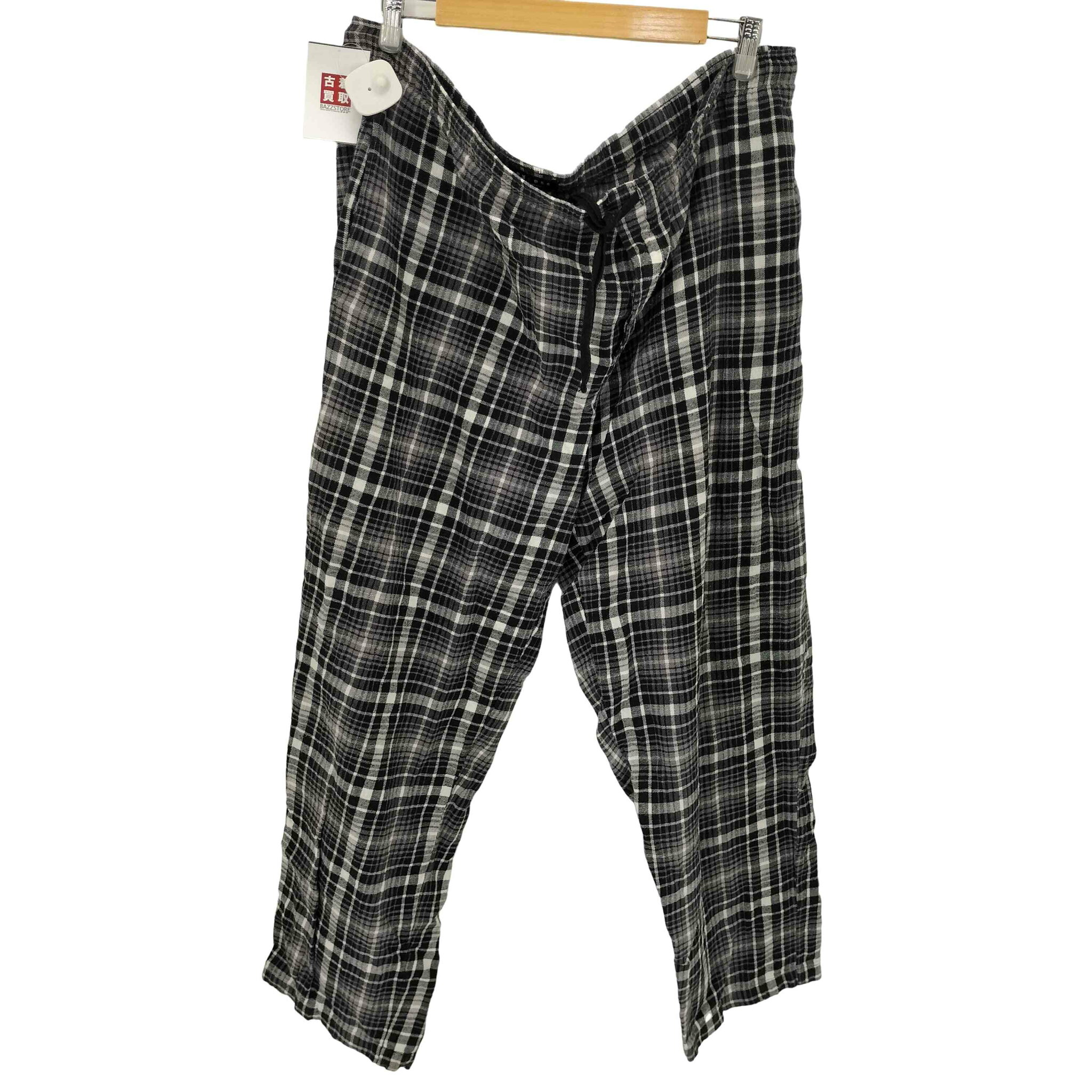【中古】ユーズドフルギ USED古着 {{AXCESS}} チェックイージーパンツ メンズ import:XL