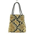 【中古】レジーナピョウ REJINA PYO Rita snake-printed leather パイソン 型押し レザー ハンド バッグ レディース 表記無