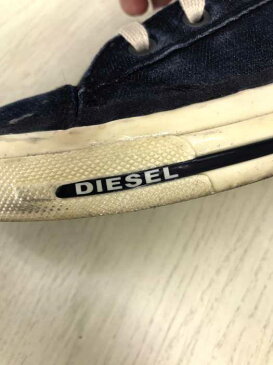 ディーゼル DIESEL スニーカー メンズ - 青系 × 白系 JPN：28.5 日本サイズ：28.5cm 相当 デニム地 ハイカットスニーカー【中古】【ブランド古着バズストアBAZZSTORE】【160620】