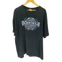 【中古】ユーズドフルギ USED古着 00S GILDAN ボディ レーシング ロゴ プリント S/S Tシャツ ボロ メンズ 2XL