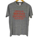 【中古】ジャージーズ JERZEES USA製 OHIO STATE UNIVERSITY シングルステッチ TEE メンズ import:M