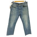 【中古】リーバイス Levis メキシコ製 505 レギュラー フィット ジーンズ デニム パンツ メンズ W:33 L:32(4)