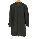 【中古】ユーズドフルギ USED古着 Kintetsu BOCCHESE Pure Silk 裏地玉虫 シルク ステンカラー コート メンズ 表記無