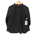 【中古】コントワーデコトニエ COMPTOIR DES COTONNIERS サテンコットンフリルシャツ レディース JPN:S