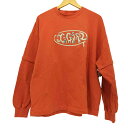 【中古】エックスガール X-girl METALLIC LOGO LAYERED SWEAT TOP/S レディース S