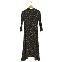 【中古】ザラ ZARA リネン混 フローラルワンピース レディース import:S