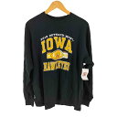 【中古】ユーズドフルギ USED古着 IOWA HAWKEYES L/S クルーネックTシャツ メンズ import:XL