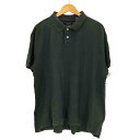 【中古】チャップス CHAPS Custom Fit ロゴ刺繍 鹿の子 ポロシャツ メンズ import:XXL