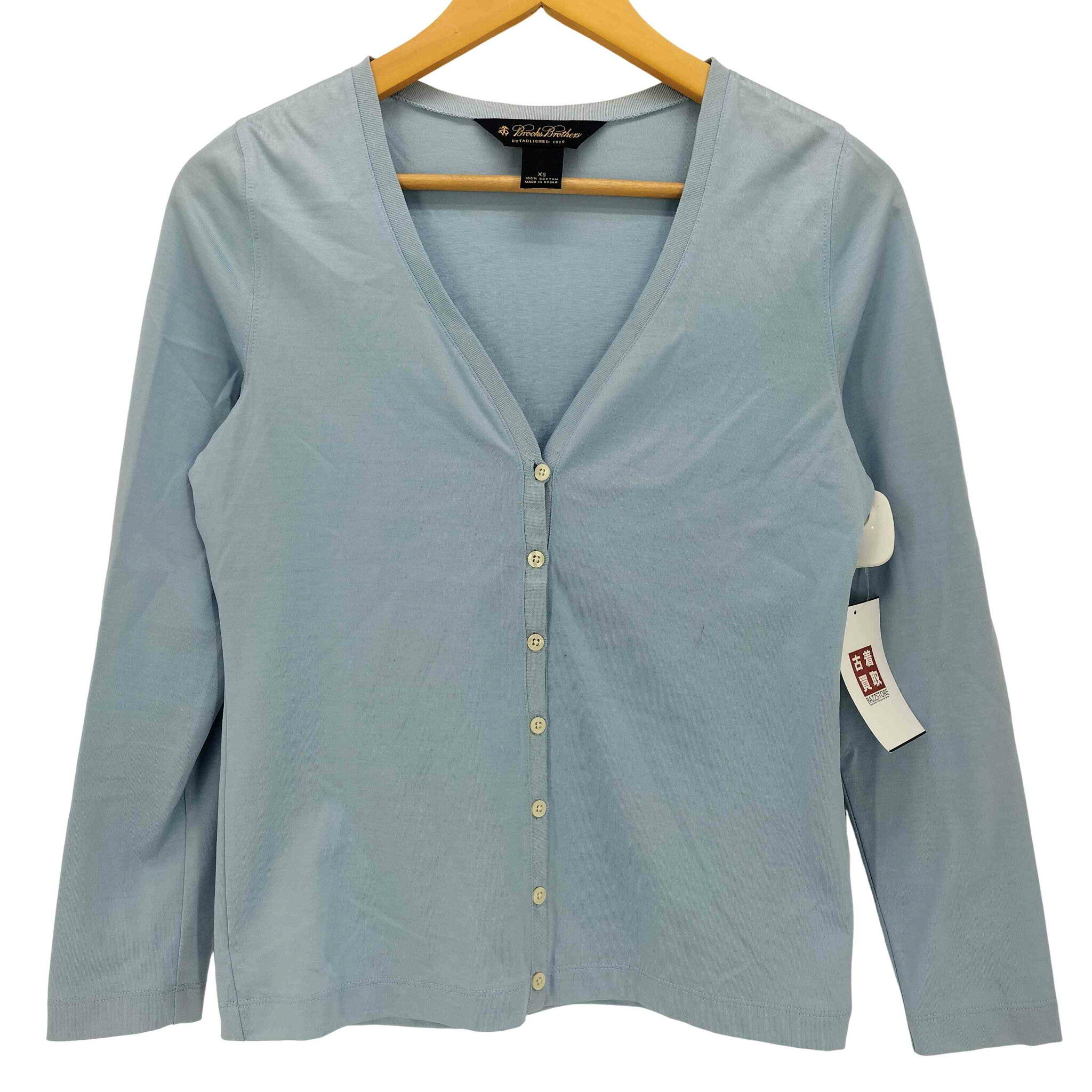 【中古】ブルックスブラザーズ BROOKS BROTHERS コットン カーディガン レディース import:XS