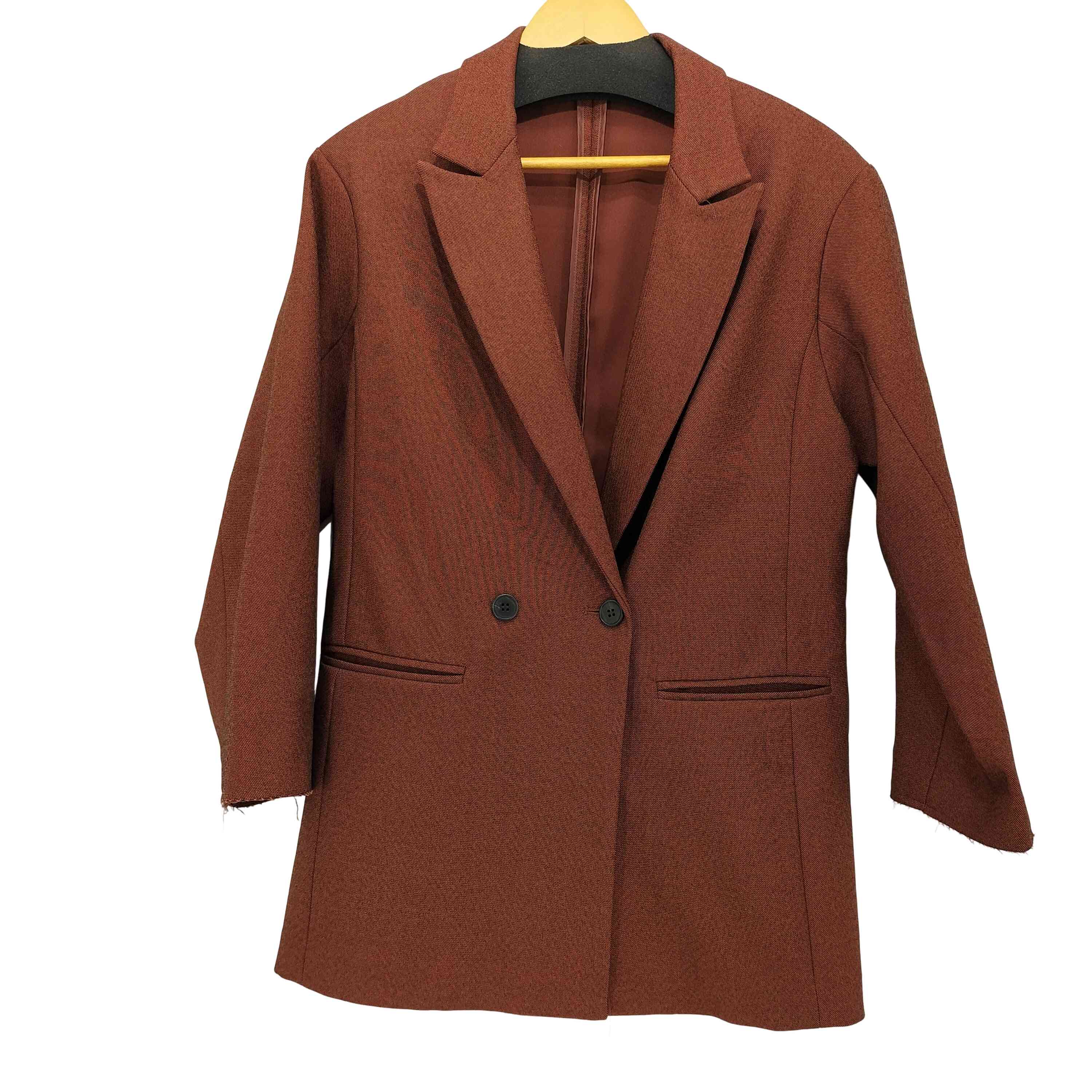 【中古】ジーナシス JEANASIS BOXYテーラードジャケット レディース F