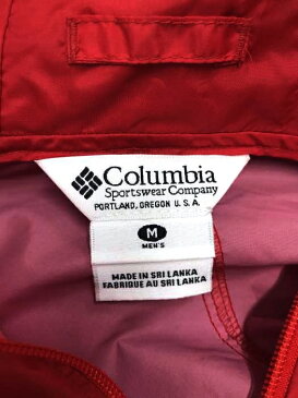 Columbia コロンビア マウンテンジャケット メンズ - 赤系 JPN:M 日本サイズ:M 相当 パッカブルアノラックパーカー【中古】【ブランド古着バズストアBAZZSTORE】【031220】