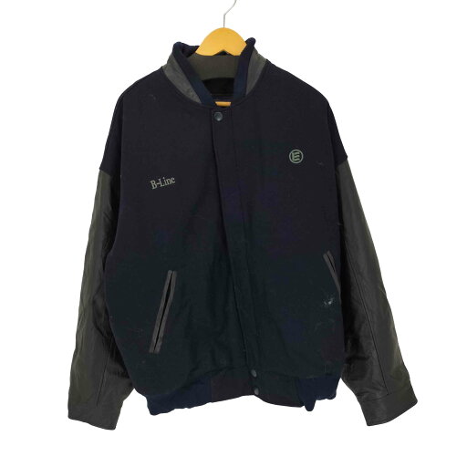 【中古】ユーズドフルギ USED古着 {{OUTER BOUNDARY}} アームレザー ウールスタジャン メンズ import:XL 【中古】ユーズドフルギ USED古着 {{OUTER BOUNDARY}} アームレザー ウールスタジャン メンズ import:XL
