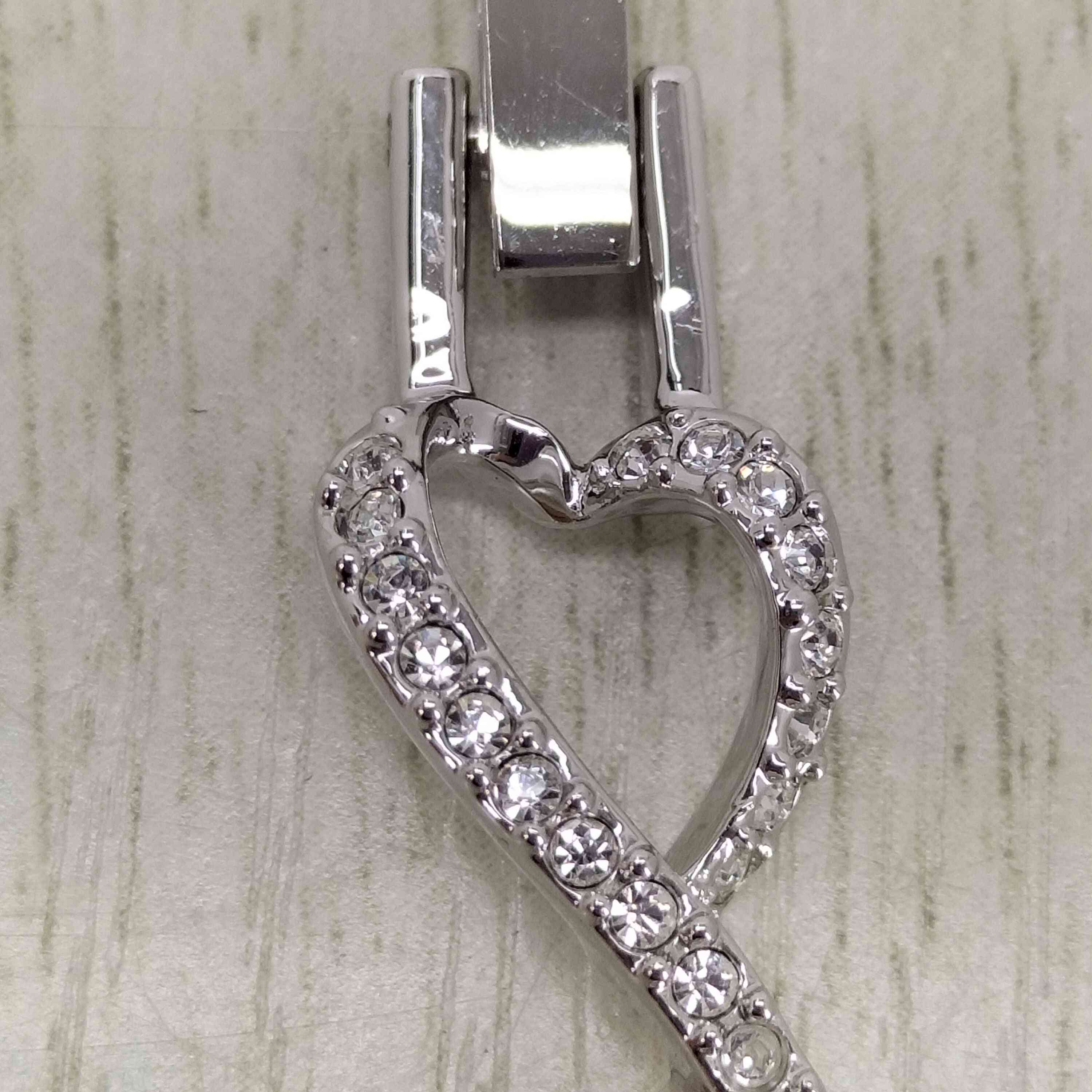 【中古】スワロフスキー SWAROVSKI スワロフスキー ツイストデザインペンダントト...