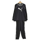 【中古】プーマ PUMA ヒットユニオン製 ナイロンプルオーバートップス パンツ セットアップ メンズ L
