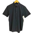 【中古】エディーバウアー Eddie Bauer ストライプ ボタンダウン 半袖シャツ メンズ JPN:XS