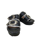 【中古】トーガプルラ TOGA PULLA DOUBLE BUCKLE PLATFORM SANDALS レディース 38