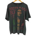 【中古】ユーズドフルギ USED古着 ラスタ アーティストプリントクルーネックTシャツ メンズ JPN:XL