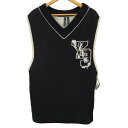 【中古】ワイスリー Y-3 LOGO KNIT VEST メンズ 2XS