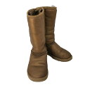 【中古】アグオーストラリア UGG Australia CLASSIC TALL シャンパンゴールド レディース W6