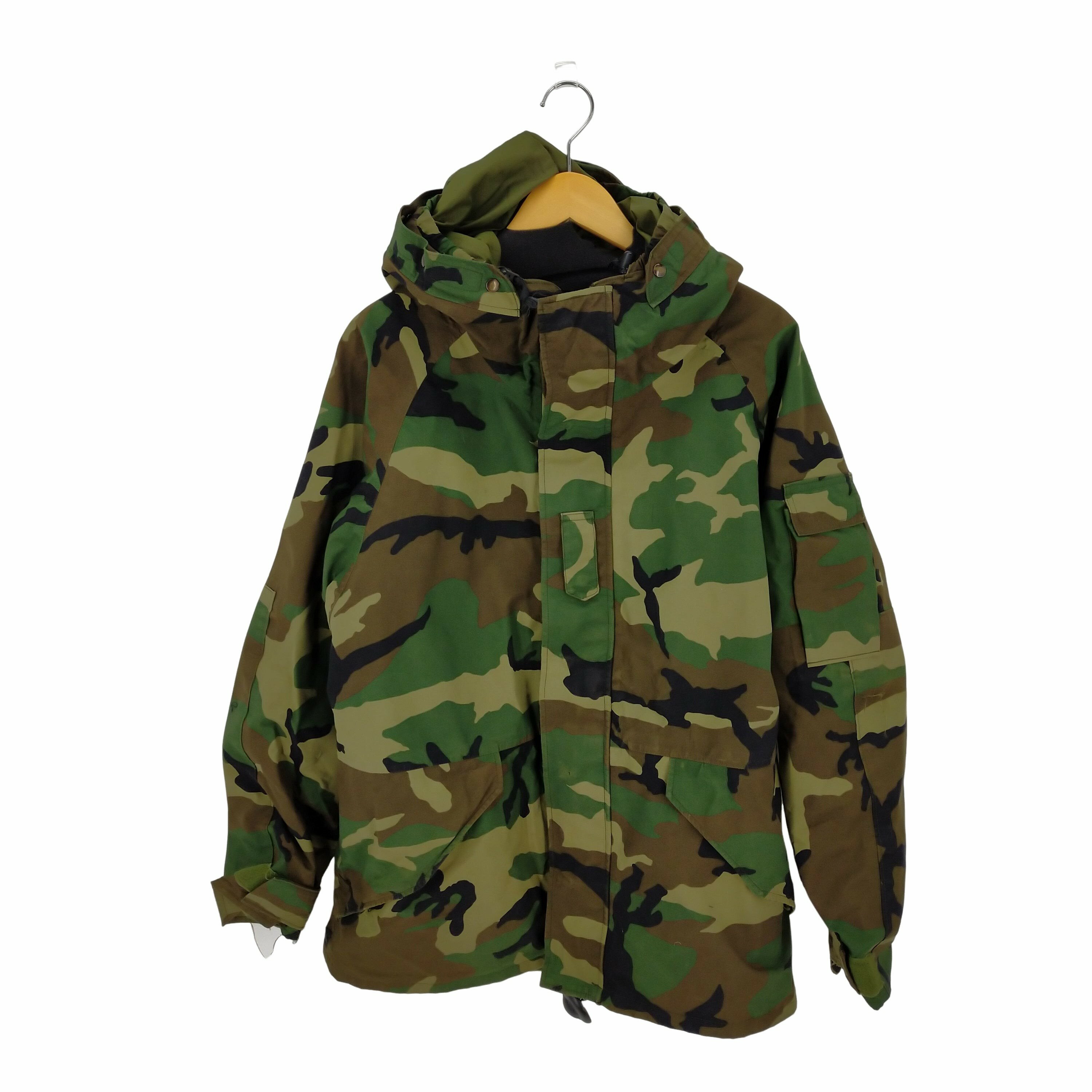 yÁz[GXA[~[ US ARMY 98N ALPHA ECWCS GEN1 COLD WEATHER PARKA CAMOUFLAGE ^ SAebNXp[J[ Y LARGE-REGULAR