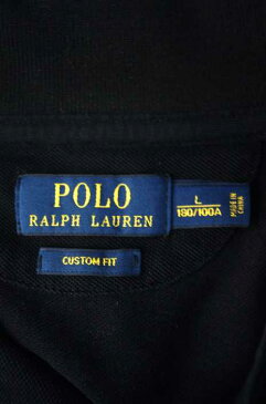 ポロラルフローレン POLO RALPH LAUREN ポロシャツ メンズ - 黒系 import:L ポロベアー刺繍【中古】【ブランド古着バズストアBAZZSTORE】【141019】