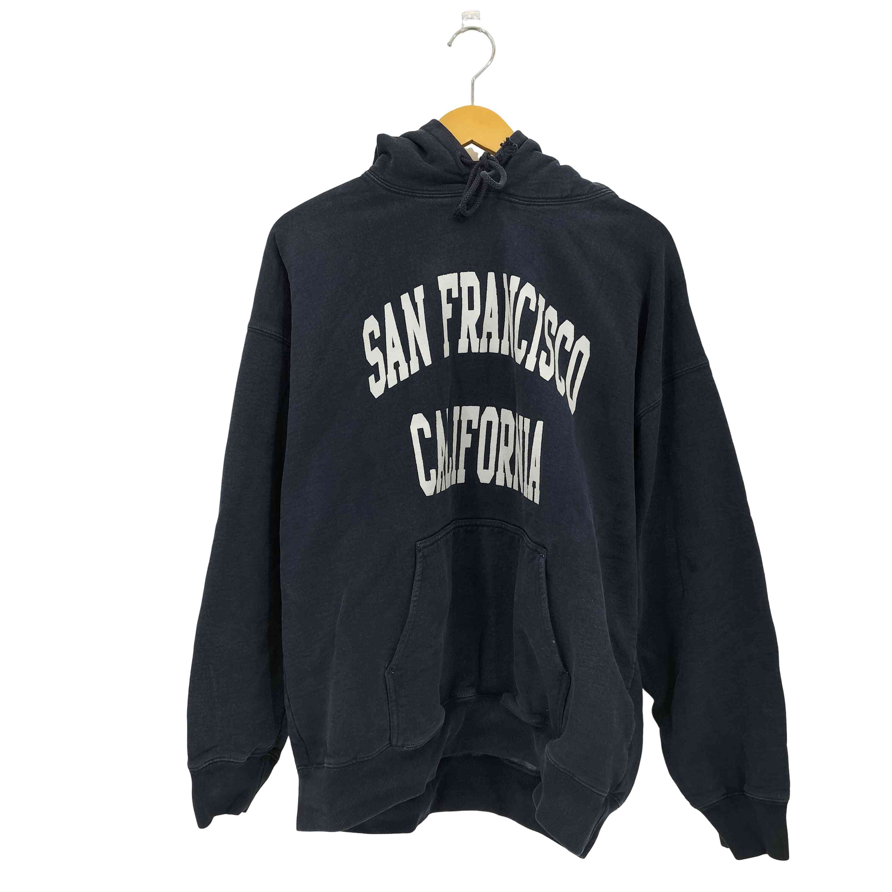 【中古】ユーズドフルギ USED古着 {{Brandy Melville}} SAN FARANCISCO CLIFORNIA 二段プリント プルオーバーパーカー メンズ 表記無(4)