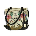 【中古】エトロ ETRO 和柄レザートートバッグ レディース 表記無