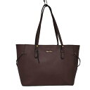 【中古】カルバンクライン CALVIN KLEIN ロゴプレート レザー トート バッグ レディース 表記無