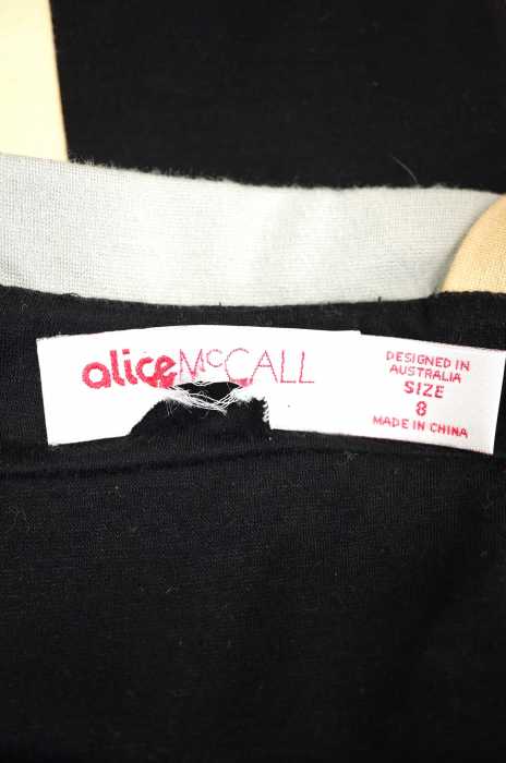 アリスマッコール alice McCALL チュニックワンピース レディース - グレー系 × 黒系 8 デザインノースリーブチュニック【中古】【ブランド古着バズストアBAZZSTORE】【260618】