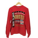 【中古】ミッチェルアンドネス mitchell&ness 49ERS クルーネックスウェット レディース import:S