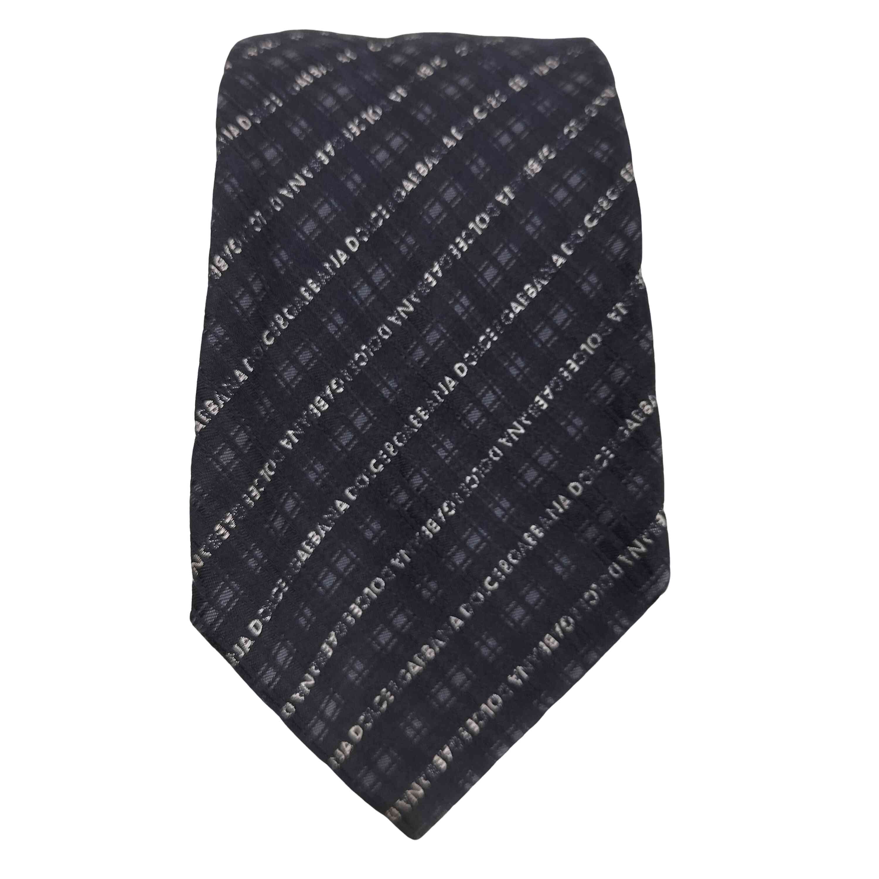 【中古】ドルチェアンドガッバーナ DOLCE&GABBANA イタリア製 総柄シルクネクタイ メンズ 表記無