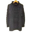 【中古】ドルチェアンドガッバーナ DOLCE&GABBANA アクリル アルパカ ローゲージ ケーブル ニット タールネック セーター レディース 表記無