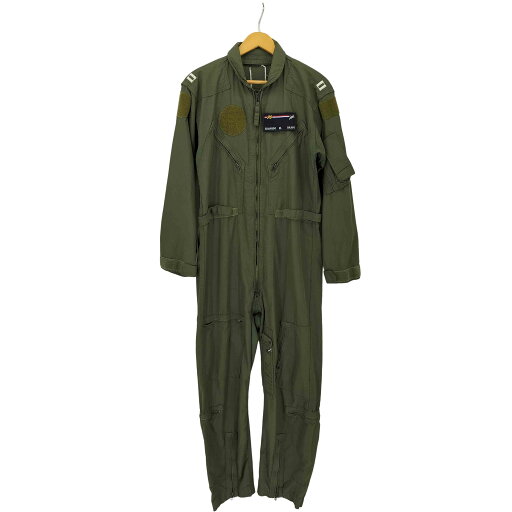 【中古】ユーズドフルギ USED古着 US AIRFORCE CWU-27 IDEALジッパー マルチポケット ミリタリージャンプスーツ メンズ 表記無 【中古】ユーズドフルギ USED古着 US AIRFORCE CWU-27 IDEALジッパー マルチポケット ミリタリージャンプスーツ メンズ 表記無