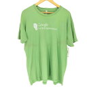 【中古】アメリカンアパレル AMERICAN APPAREL 企業ロゴプリントTシャツ メンズ XL
