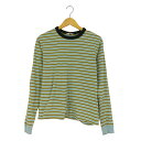 【中古】アンユーズド UNUSED Multi Border Long Sleeve T-Shirt マルチボーダーTシャツ レディース 00