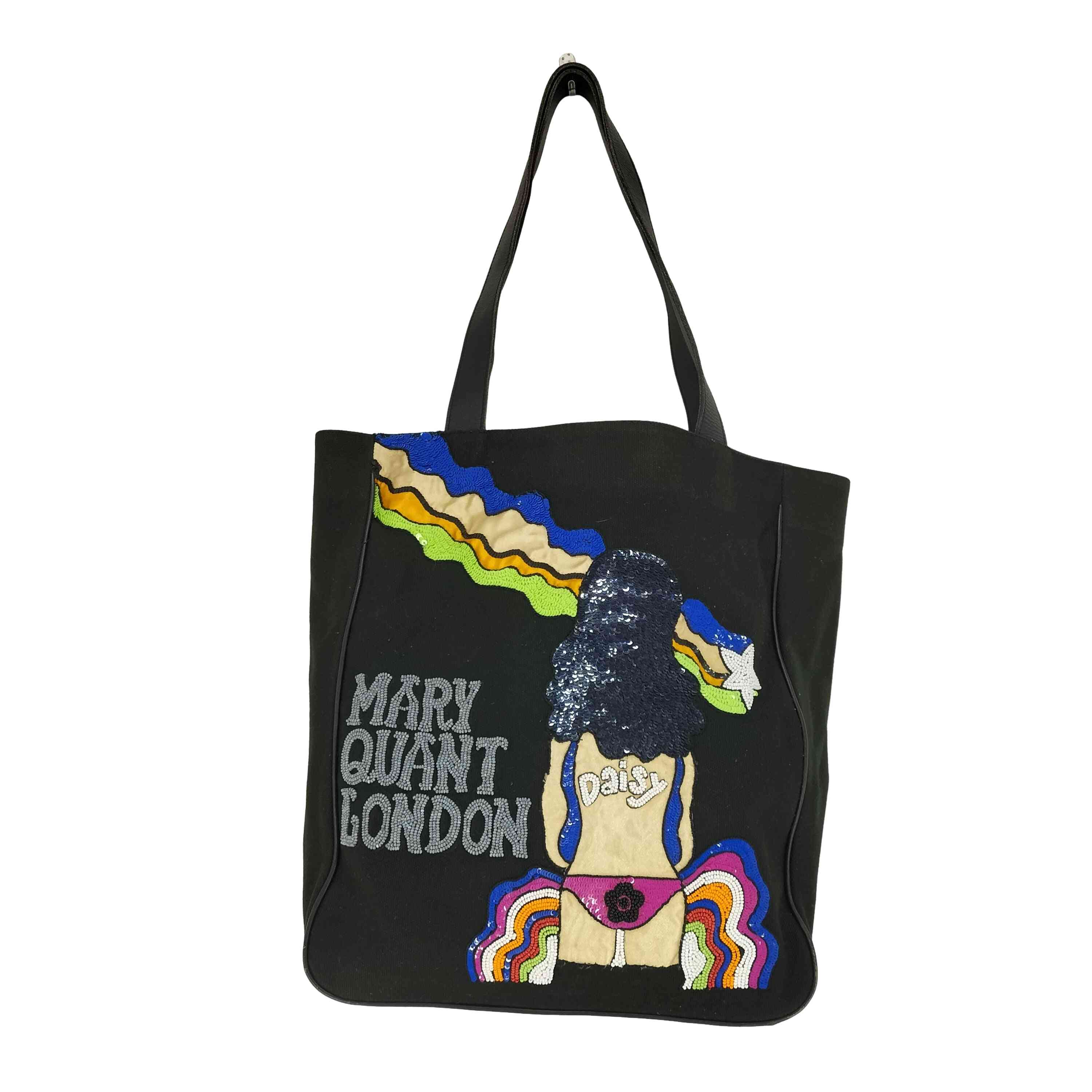 【中古】マリークワント MARY QUANT ビーズデザイントート レディース 表記無
