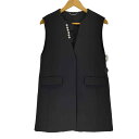 【中古】セルフォード CELFORD 24SS フリルパールネックロングジレ レディース ONE SIZE(4)