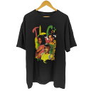【中古】ユーズドフルギ USED古着 TLC ラスタ プリントクルーネックTシャツ メンズ 2X