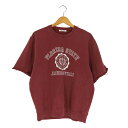 【中古】ウィムガゼット Whim Gazette カレッジロゴウラケプルオーバー レディース FREE