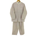 【中古】イッセイミヤケデザインスタジオ im ISSEY MIYAKE DESIGN STUDIO シアサッカー ストライプ セットアップ メンズ S