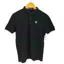 【中古】フレッドペリー FRED PERRY 刺繍ロゴ ポロシャツ メンズ L