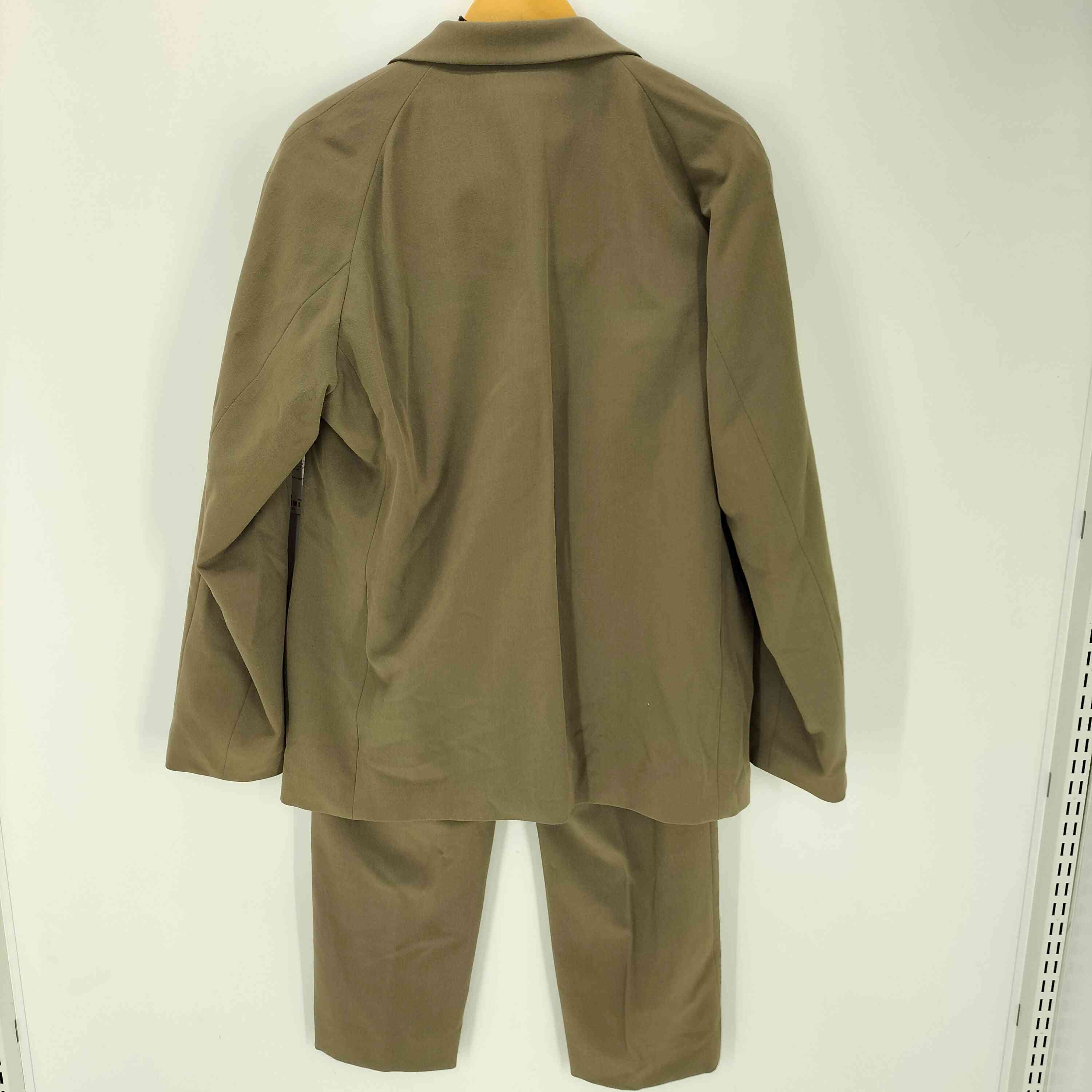 【中古】メゾンスペシャル MAISON SPECIAL ポリ レーヨン 2B テーラード ジャケット 1タック スラックス パンツ スーツ セットアップ メンズ ジャケット:46 パンツ:48