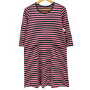 【中古】マリメッコ marimekko ボーダーワンピース レディース JPN:XS