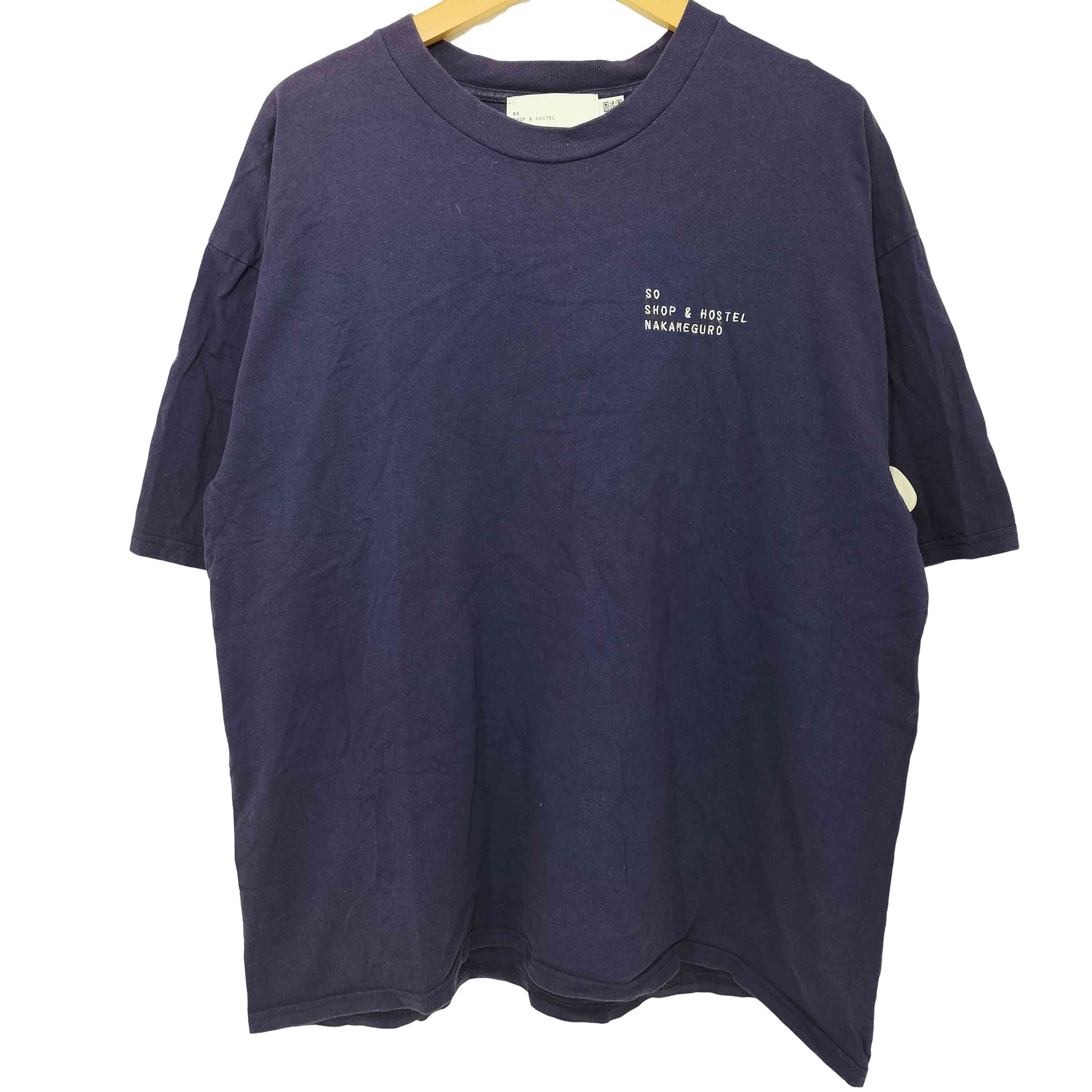 šۥ桼ɥե륮 USED SO SHOP & HOSTEL NAKAMEGURO EMBROIDERED T-SHIRT  JPNXL