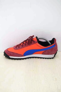 PUMA プーマ スニーカー メンズ - ピンク系 × 青系 JPN:27 日本サイズ:27cm 相当 ファストライダー ローカットスニーカー【中古】【ブランド古着バズストアBAZZSTORE】【100721】