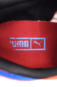 PUMA プーマ スニーカー メンズ - ピンク系 × 青系 JPN:27 日本サイズ:27cm 相当 ファストライダー ローカットスニーカー【中古】【ブランド古着バズストアBAZZSTORE】【100721】