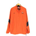 【中古】ナイキ NIKE VIRGINIA 両面刺繍ハーフジップナイロンプルオーバー メンズ XL