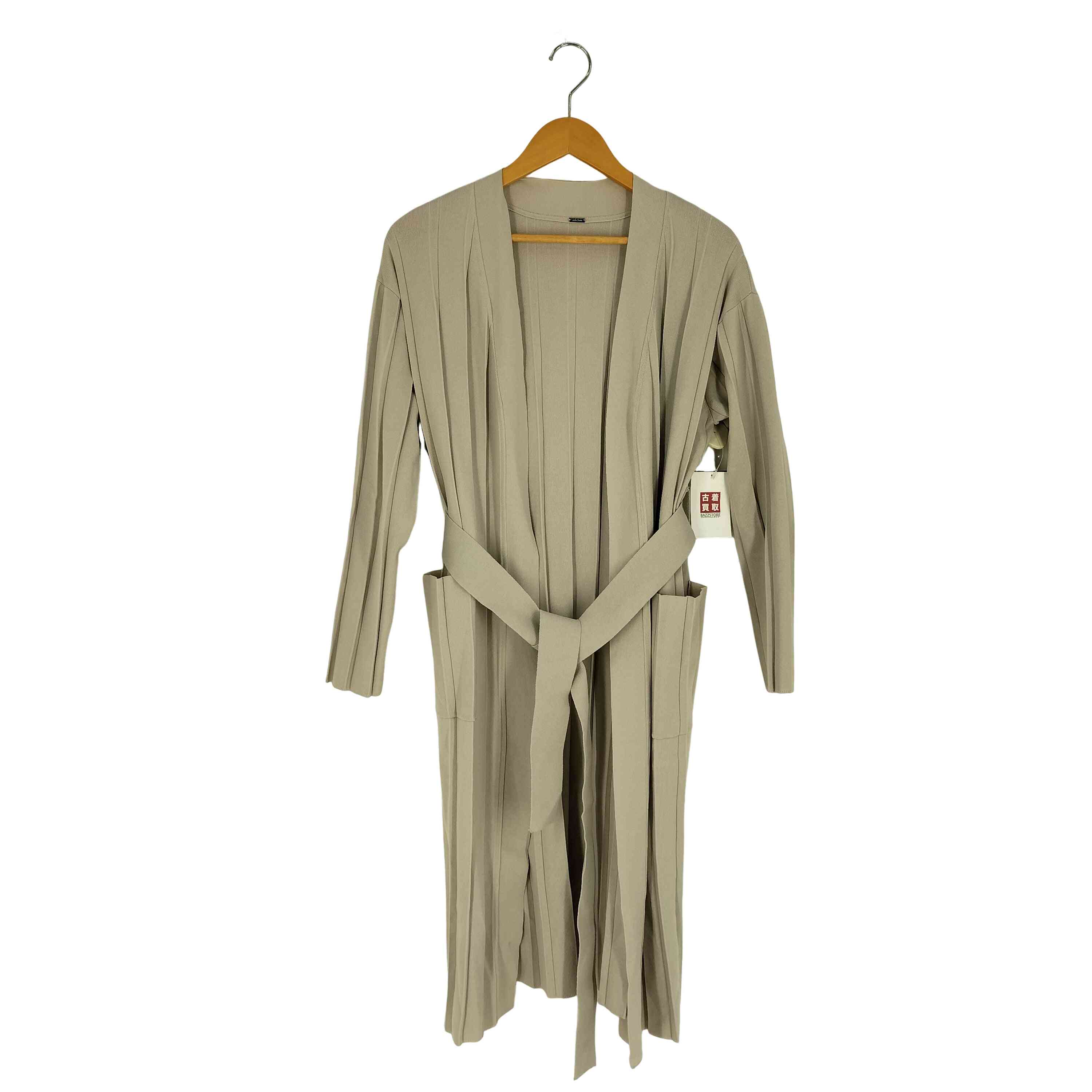 【中古】ミラオーウェン Mila Owen プリーツロングニットカーデ レディース JPN：0