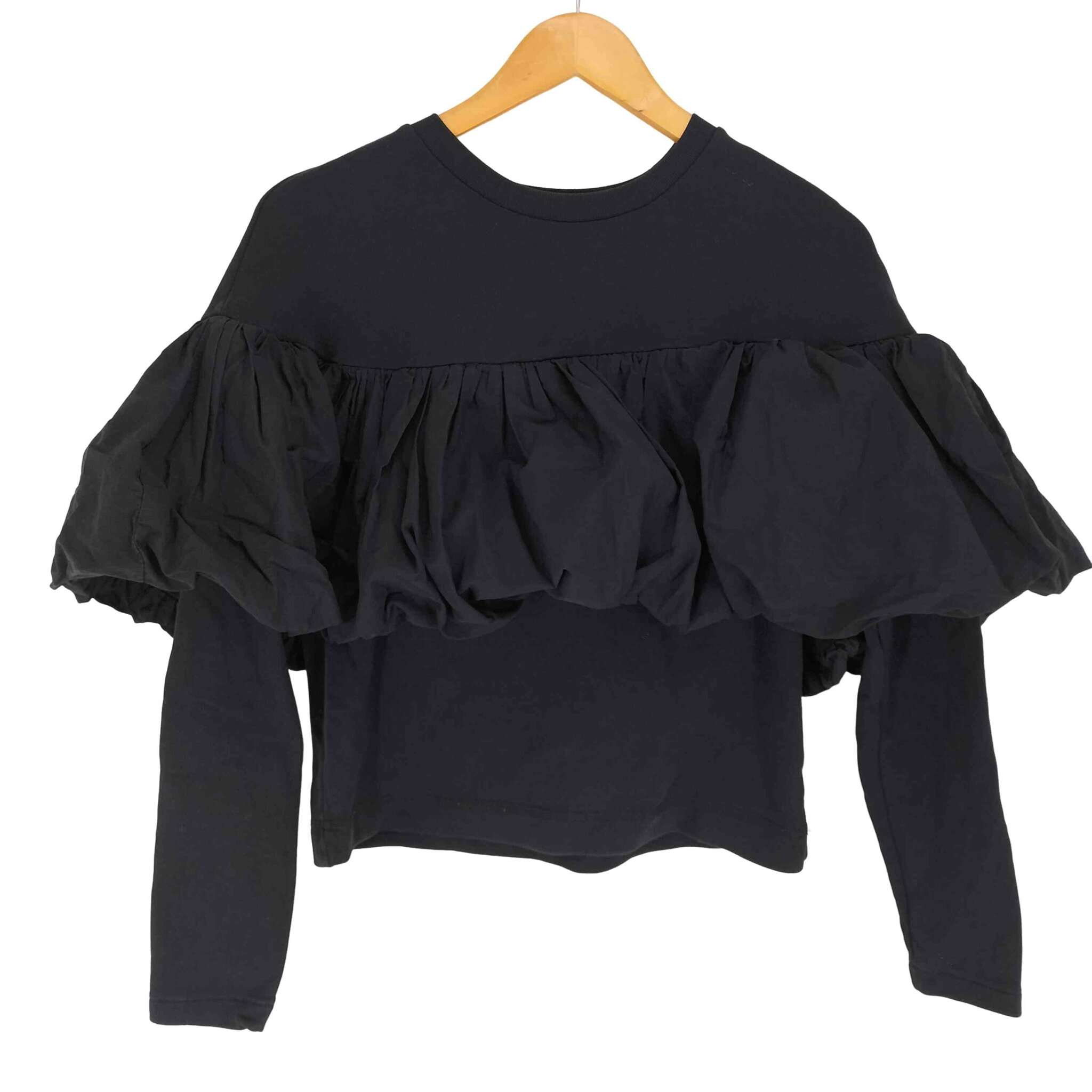 【中古】ザラ ZARA フリル デザインクルーネック スウェット トレーナー レディース JPN:S