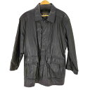 【中古】ユーズドフルギ USED古着 カウレザー ハーフコート メンズ JPN:L